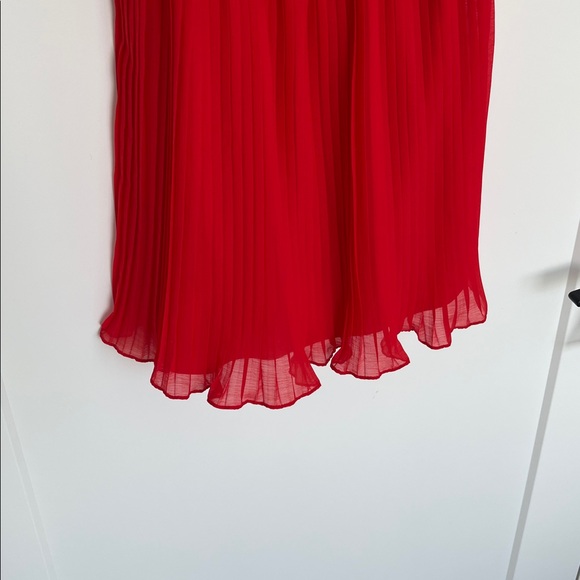 Zara Pleated Ruffle Dress - Picture 5 of 6